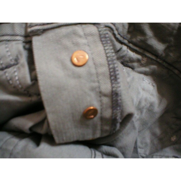 New NWT Mens 7 for all Mankind 28 30 X 33 Gray Standard Straight Leg Distressed - Picture 7 of 10